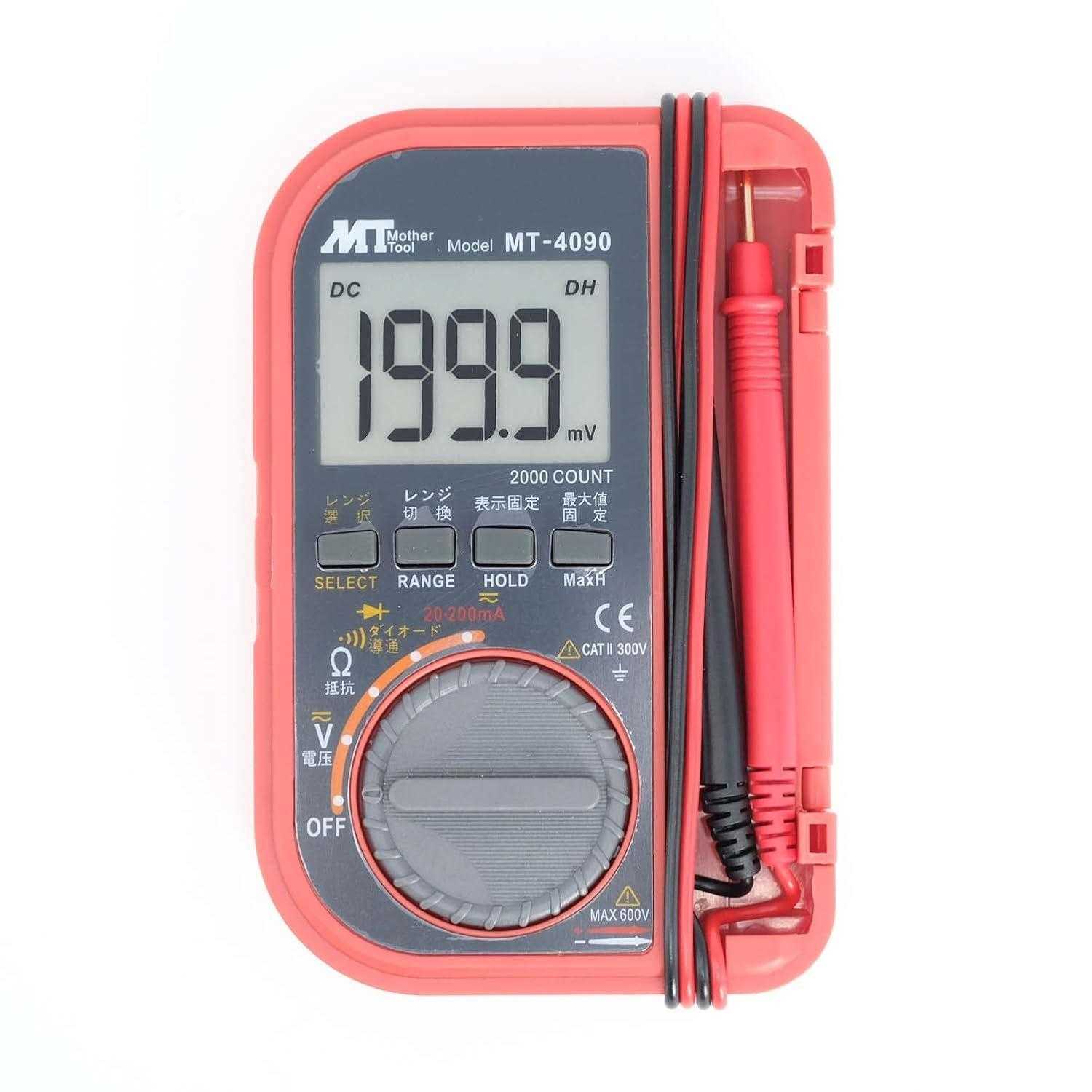 MTO ポケット型デジタルマルチメーター MT-4090X