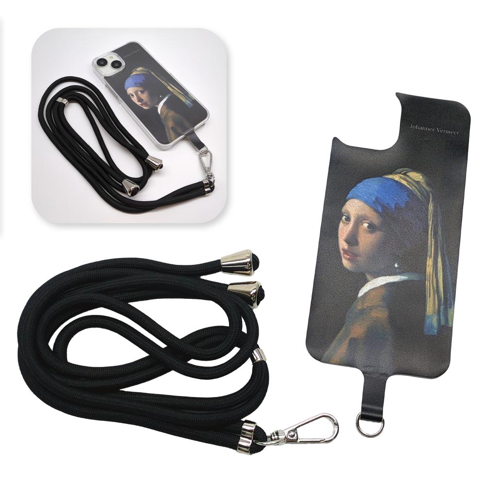 楽天市場】PETASUTO スマホストラップホルダー モナリザの微笑み