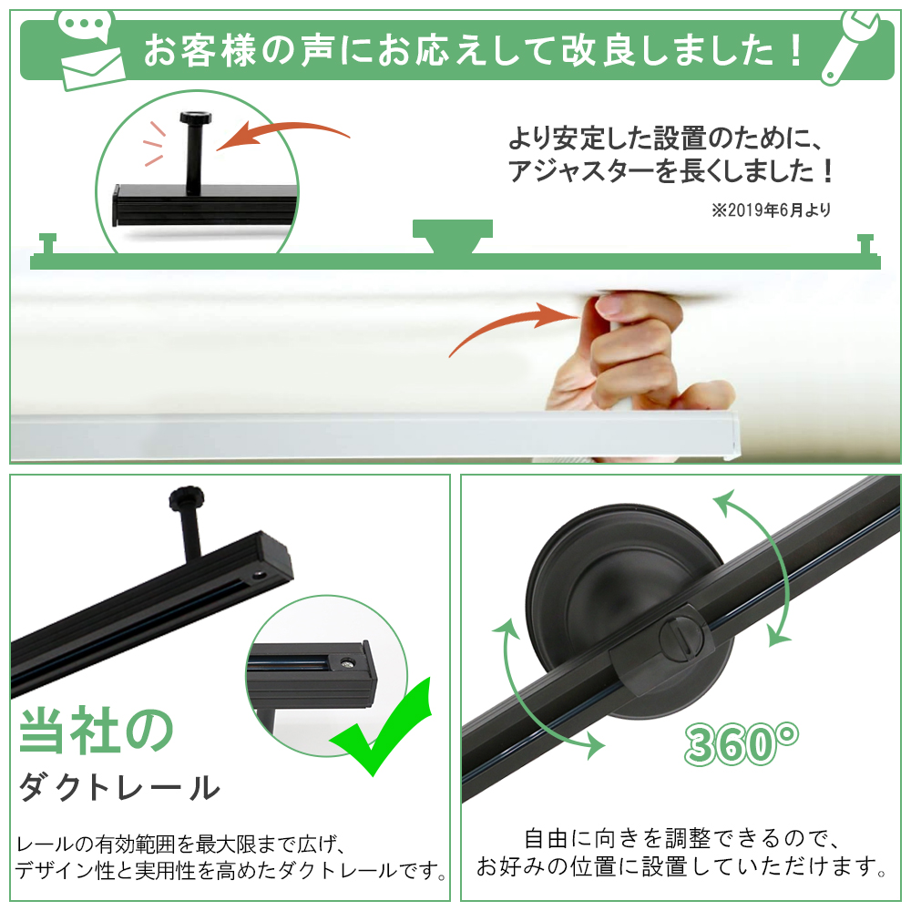 とっておきし福袋 ダクトレール 器具と電球付き 調光調色 ダクトレール用照明器具 ライティングバー用ライト レールライト LED電球付き 9w  メモリー機能 おやすみタイマー 高演色性 常夜灯 照明器具 ライティングレール用 配線ダクトレール用  MTO-DR1500-4L300-4CNE-E26 ...