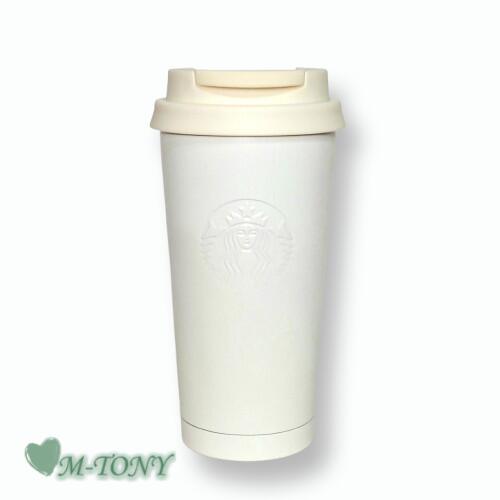 Starbucks はやりっ子バックス\u003cBR\u003eSS ステンレス鋼 TOGO ロゴタイプ タンプラー つや消し白いこと\u003cBR\u003e473ml(16薬局衡オンス) ☆ スタバ/タンプラー/スタバタンブラー/スタバマグ/コップ/クリスマス/バレンタイン/ハロウィン\u003cBR\u003e