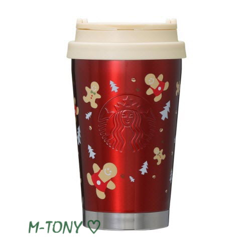 楽天市場 Starbucks スターバックスホリデー 19 ステンレス Togo ロゴ タンブラー ジンジャーブレッドマン355ml 12oz ギフト包装 スタバ タンブラー マグ クリスマス バレンタイン ハロウィン M Tony