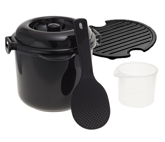 Kakusee カクセー 電子レンジ専用炊飯器 紀州備長炭配合 ちびくろちゃん 2合炊き 赤飯 おかゆ 雑穀米 炊き込みごはん 日本製 Ck 003 60 Off