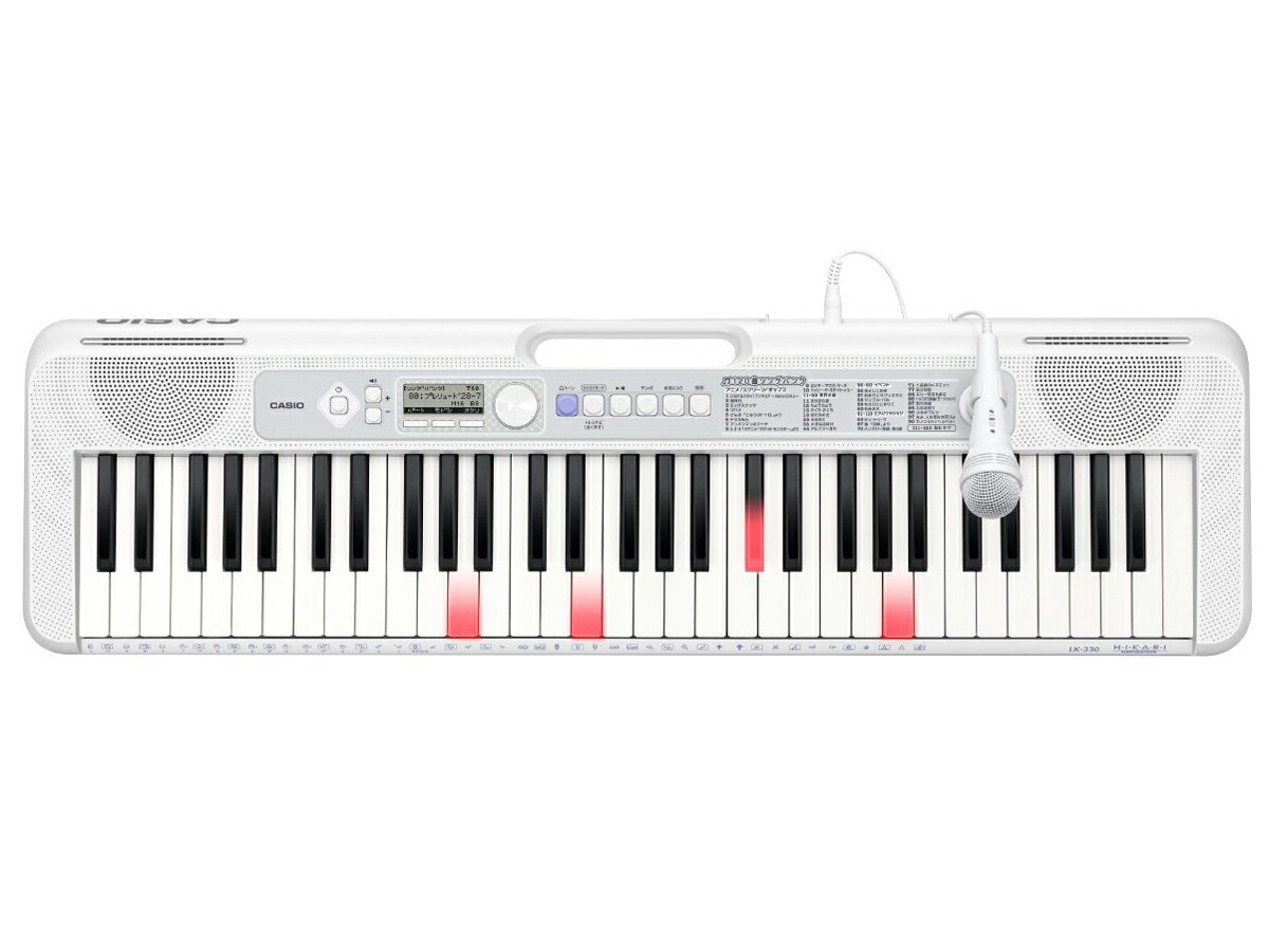 楽天市場】カシオ 光ナビ ルーチェ キーボード LK-108 ○YR