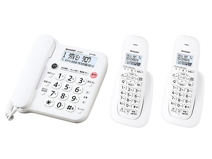 せつ然たる 電話 JD-G33CW 【送りとどけるカテゴリー化A】