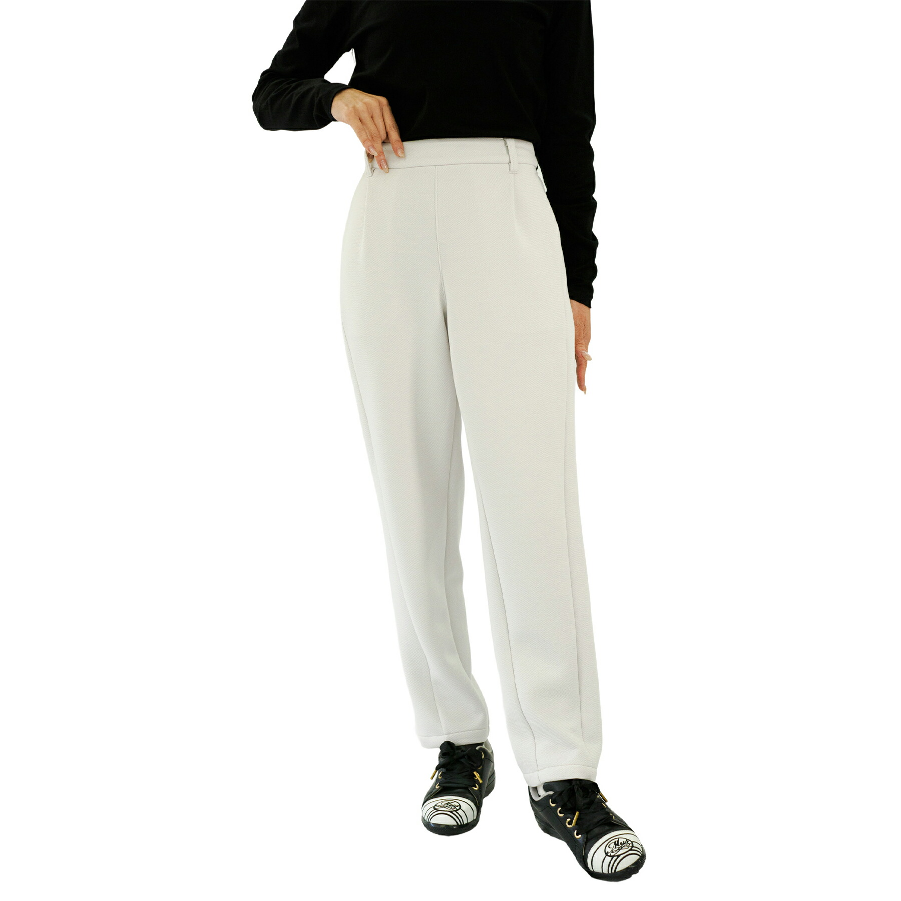 【SALE 30%OFF】[MU SPORTS] ゴルフ レディース ソフトダンボールパンツ ロングズボン下 日本製 高役立つこと 保温 軽さ 伸ばすこと 酉の方角天然ゴム ともし火薄墨色 黒いこと 大いさ40/42/44 701R8502 差し上げ物 差し上げ物！暖かくて他愛も無い冬の好いたらしいボトムス！