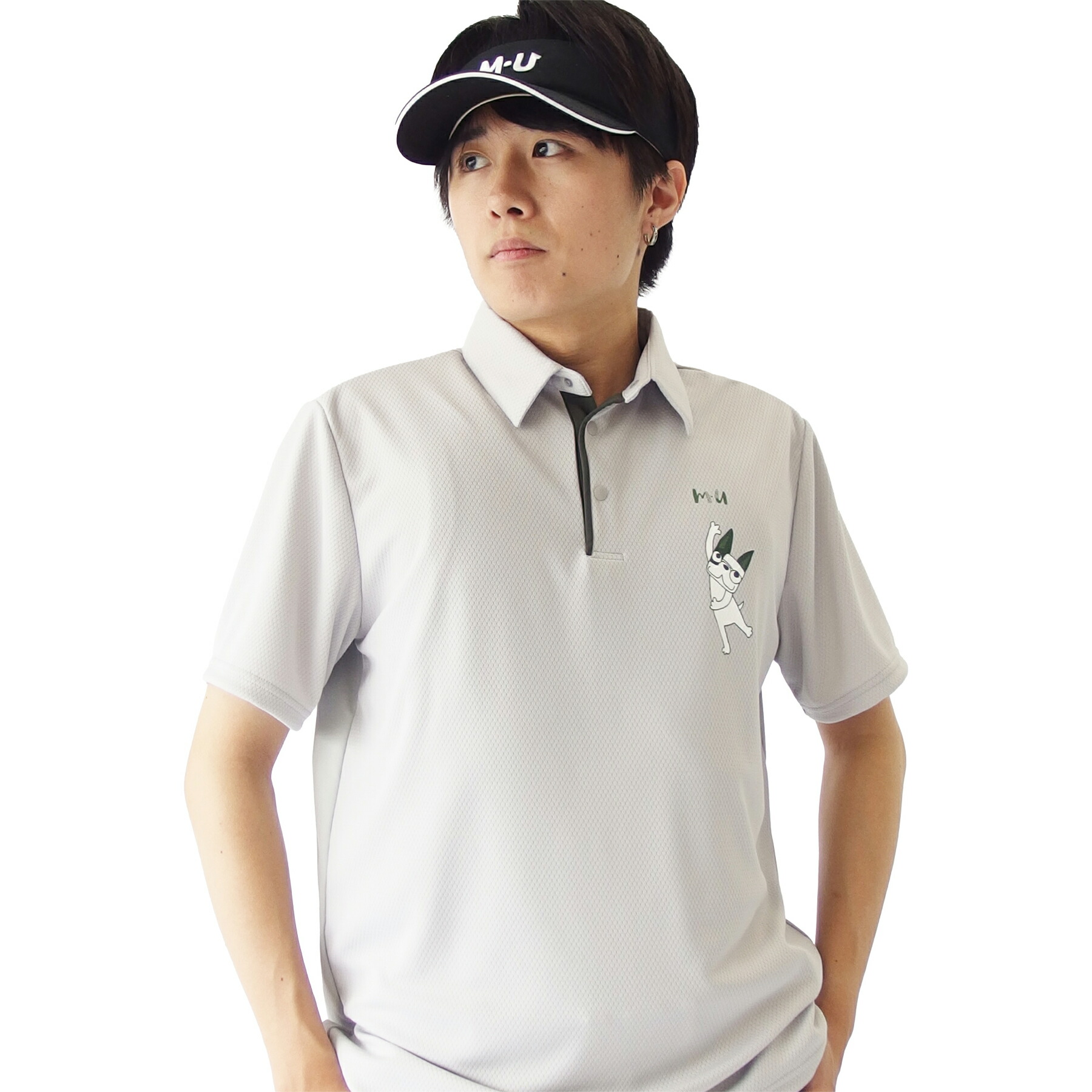 MU SPORTS エムユースポーツ キャラデザイン 半袖 ポロシャツ ウェア 楽天市場】[MU SPORTS] ゴルフ メンズ 半袖 ポロシャツ ビッグ