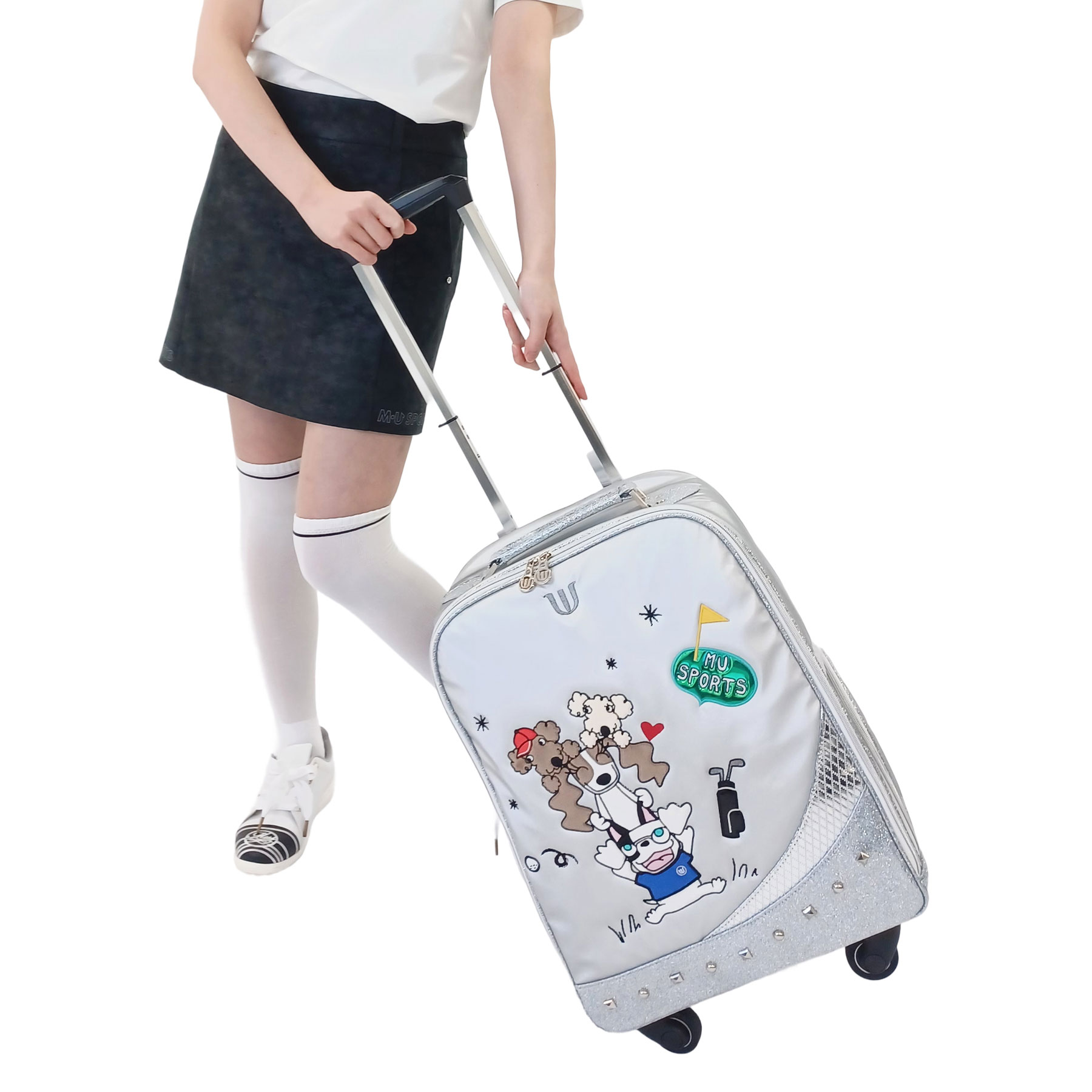 楽天市場】[MU SPORTS] ゴルフ レディース キャリーバッグ ホログラム