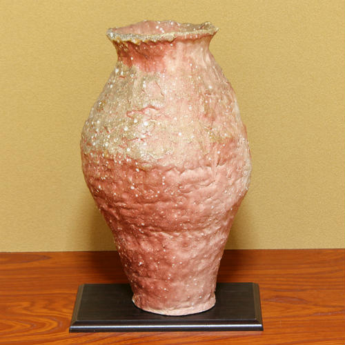 信楽自然釉面取花入 (未使用 新品同様) 楽天市場】信楽焼 穴窯 登り窯 花瓶 自然釉 緋色 スカーレット