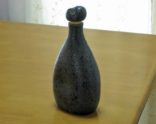 楽天市場】信楽焼 ラジウムボトル 陶器 容器 イオンのしずく 青磁