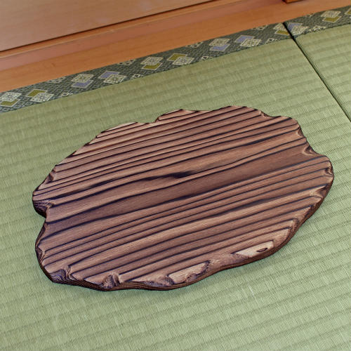 楽天市場】木製 焼き杉 花台 11号 台 敷物 敷板 生け花 花器 置物 