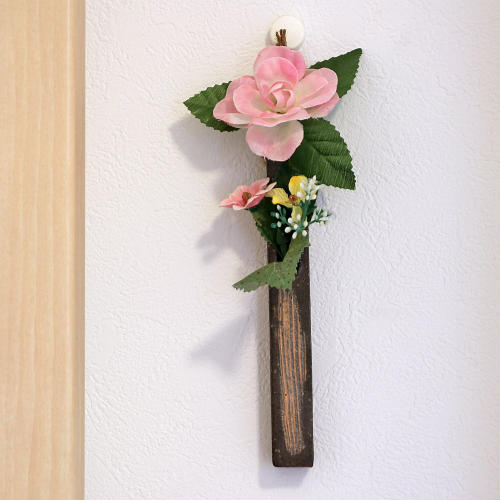 y002 山葡萄 掛花入 高さ22cm 木箱入り 花入 茶道具 y002 山葡萄 掛花入 高さ22cm 木箱入り 花入 茶道具