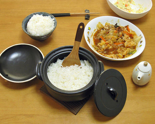 楽天市場】万古焼 陶器 ごはん鍋 3合炊 直火 電子レンジ対応 ご飯鍋 炊飯器 土鍋 日本製 3合 萬古焼 母の日 調理器具 ギフト 焼き物  やきもの(oeto) : 夢源陶房