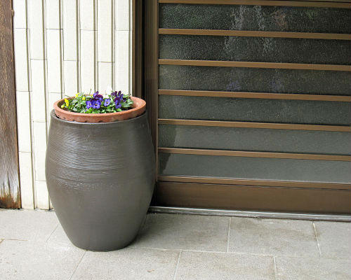 楽天市場】インテリアベース 大壺 大型水鉢 2434-14 : 園芸百貨店