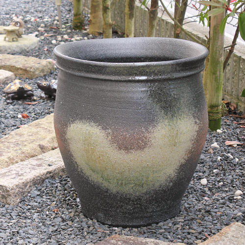 かな専用穴窯耳付花瓶花／信楽焼／瓶67 かな専用穴窯耳付花瓶花／信楽焼／瓶67