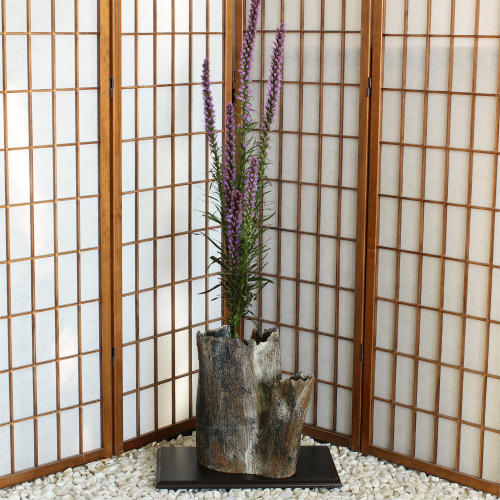 花展用 トルコブルー 花器 ガラス製 池坊 インテリア - www.goldenswan ...