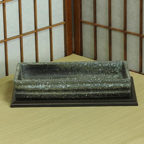 楽天市場】信楽焼 水盤 茶 窯変 曲げ 丸型 12号 生け花 花器 池坊 小原