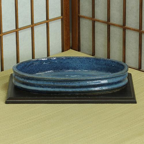 楽天市場】信楽焼 水盤 白 貫入 切立 丸 10号 生け花 花器 池坊 小原流