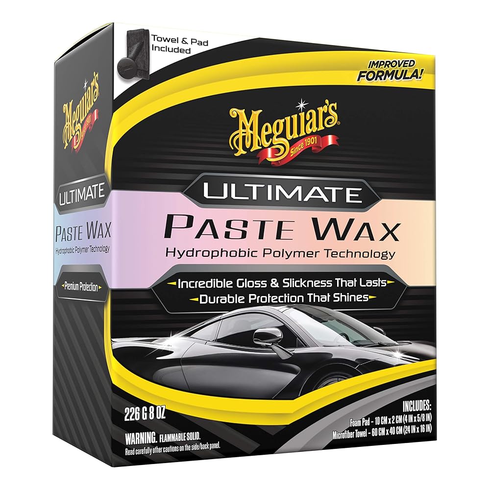 Meguiar's G210608EU Ultimate Paste Wax Autowachs, 227g