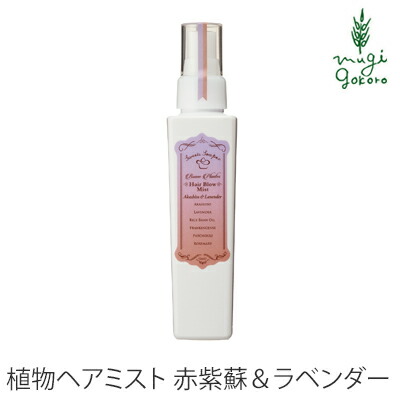 スタイリング 剤 無添加 ボンヌプランツ Bonne Plantes スウィーツソーパー ボンヌプランツシリーズ ヘアブローミスト 赤紫蘇&ラベンダー 120ml 購入金額別特典あり 正規品 オーガニック ヘアケア 天然 ナチュラル ノンケミカル 自然