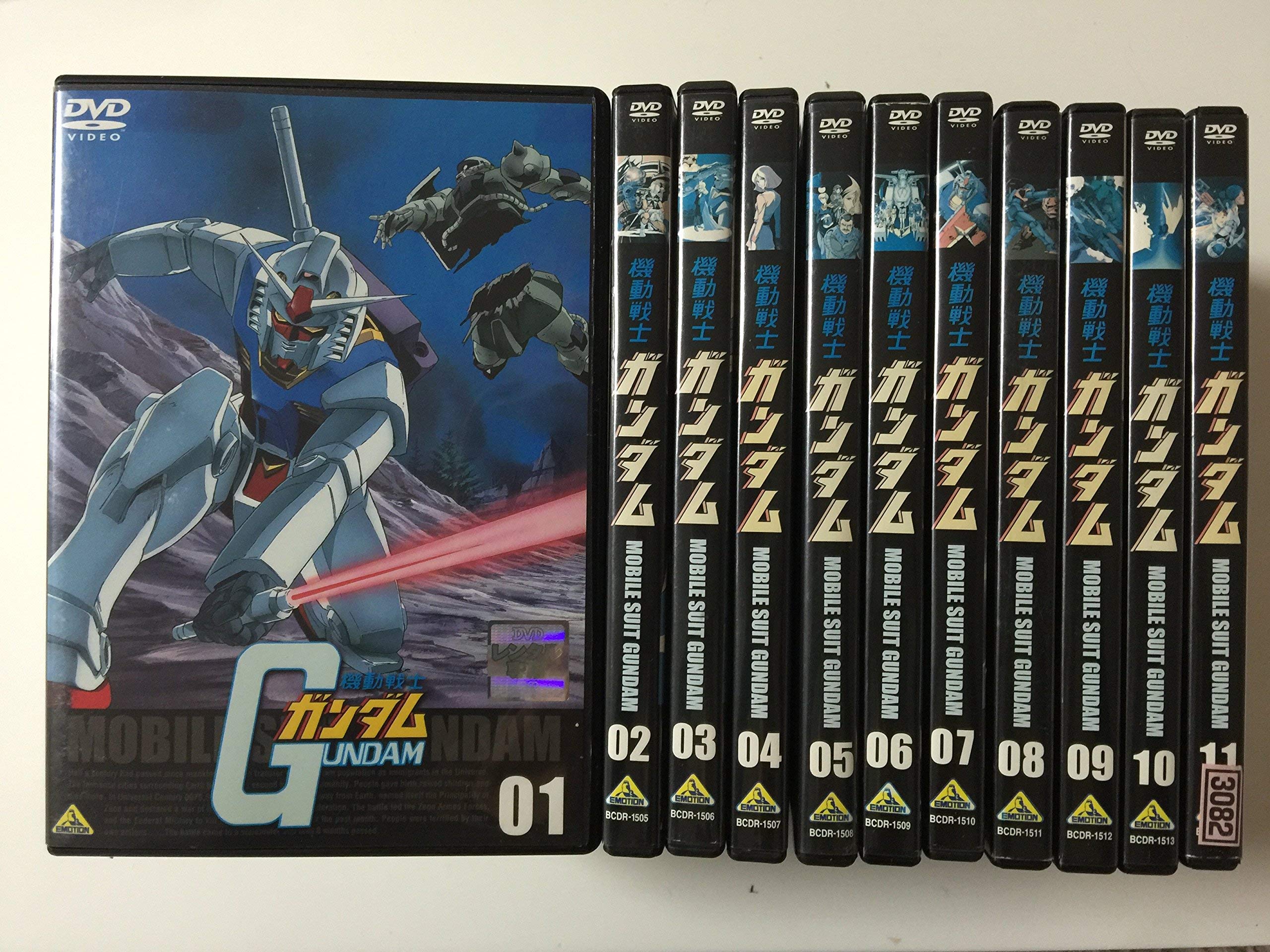 【中古-非常に良い】機動戦士　ガンダム　全11巻セット　[レンタル落ち] [マーケットプレイスDVDセット]｜ムジカ＆フェリーチェ店