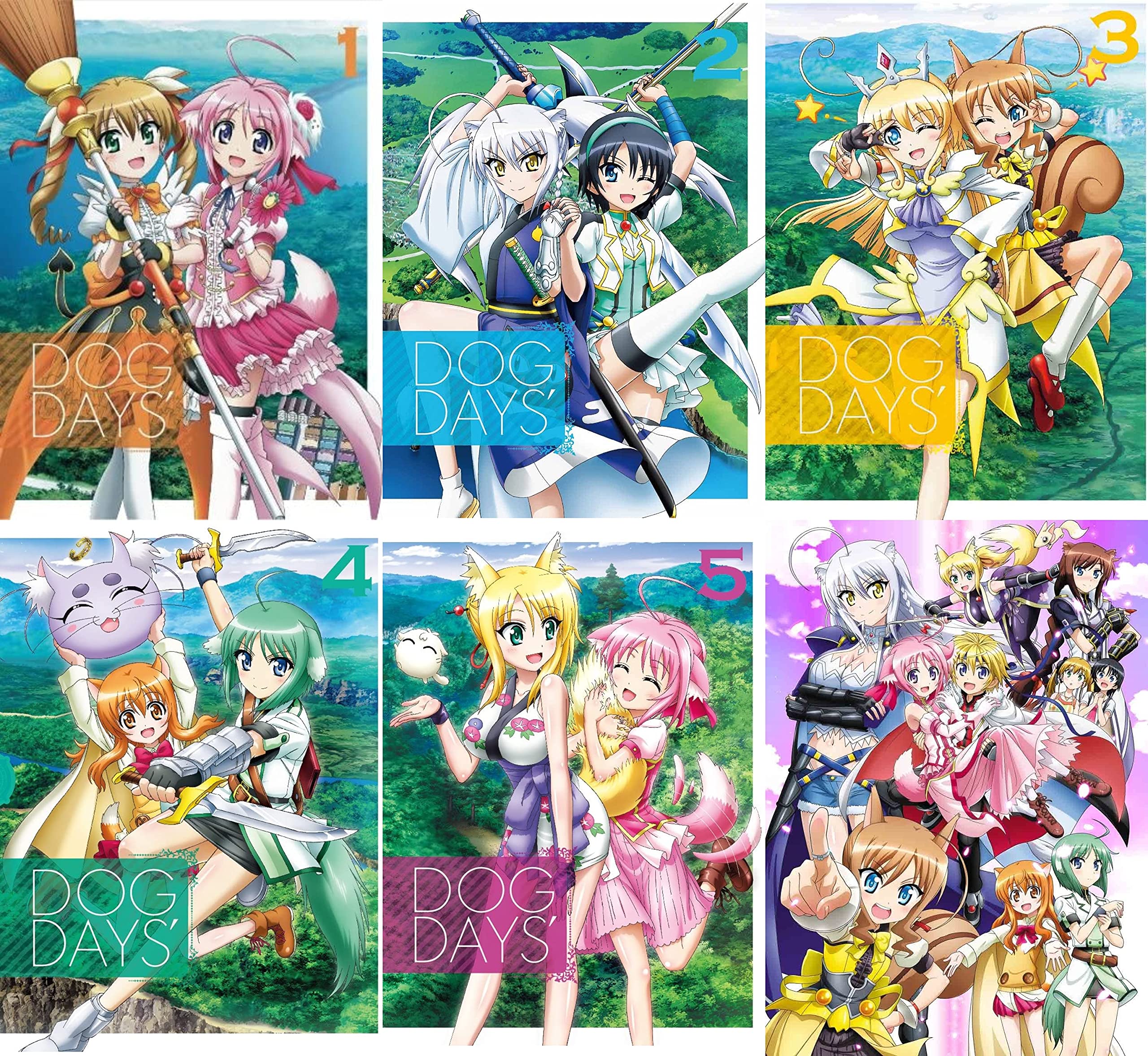 【中古-非常に良い】DOG DAYS´ (完全生産限定版) 全6巻セット [マーケットプレイス Blu-rayセット]