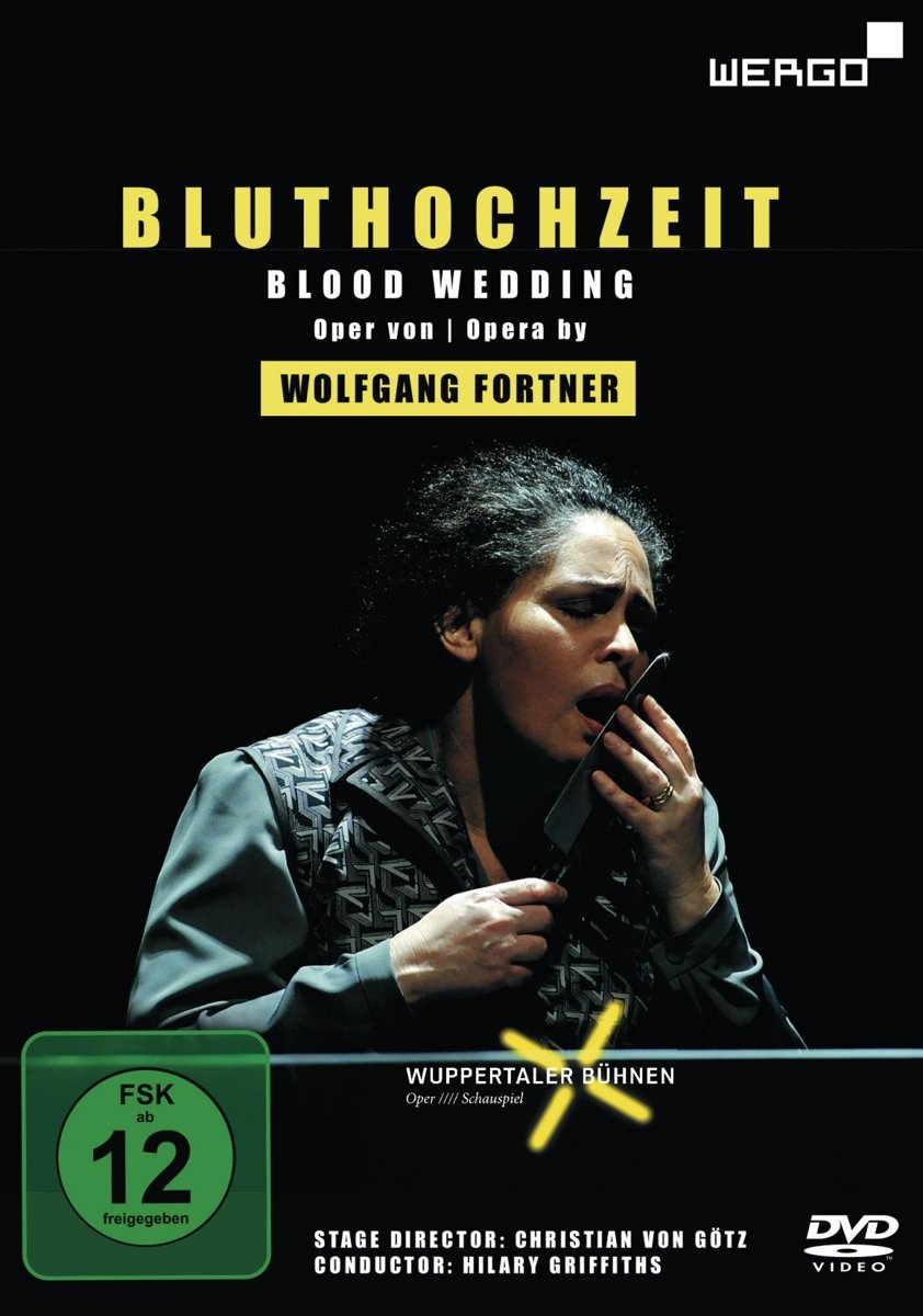 【中古-非常に良い】フォルトナー : 歌劇 「血の婚礼」 (ガルシア・ロルカ原作) (Wolfgang Fortner : Bluthochzait |Blood Wedding / Wuppertaler Buhnen