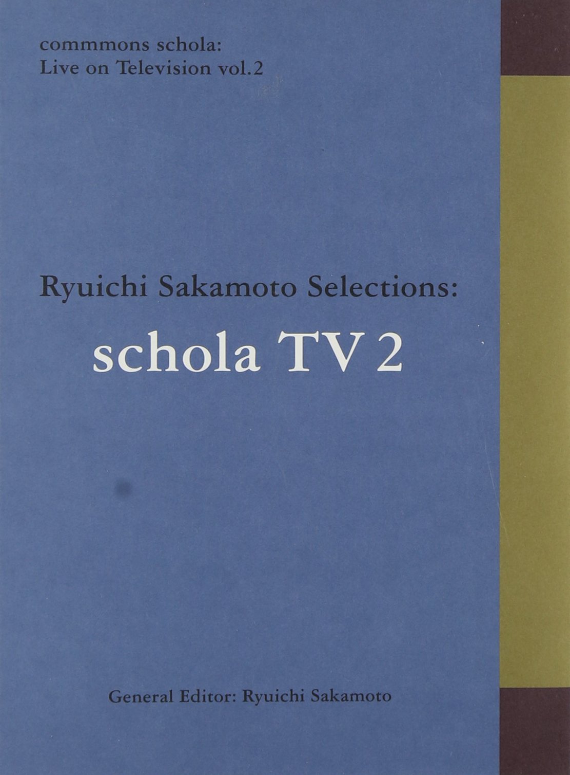 【中古-非常に良い】commmons schola: Live on Television vol.2 Ryuichi Sakamoto Selections: schola TV [Blu-ray]