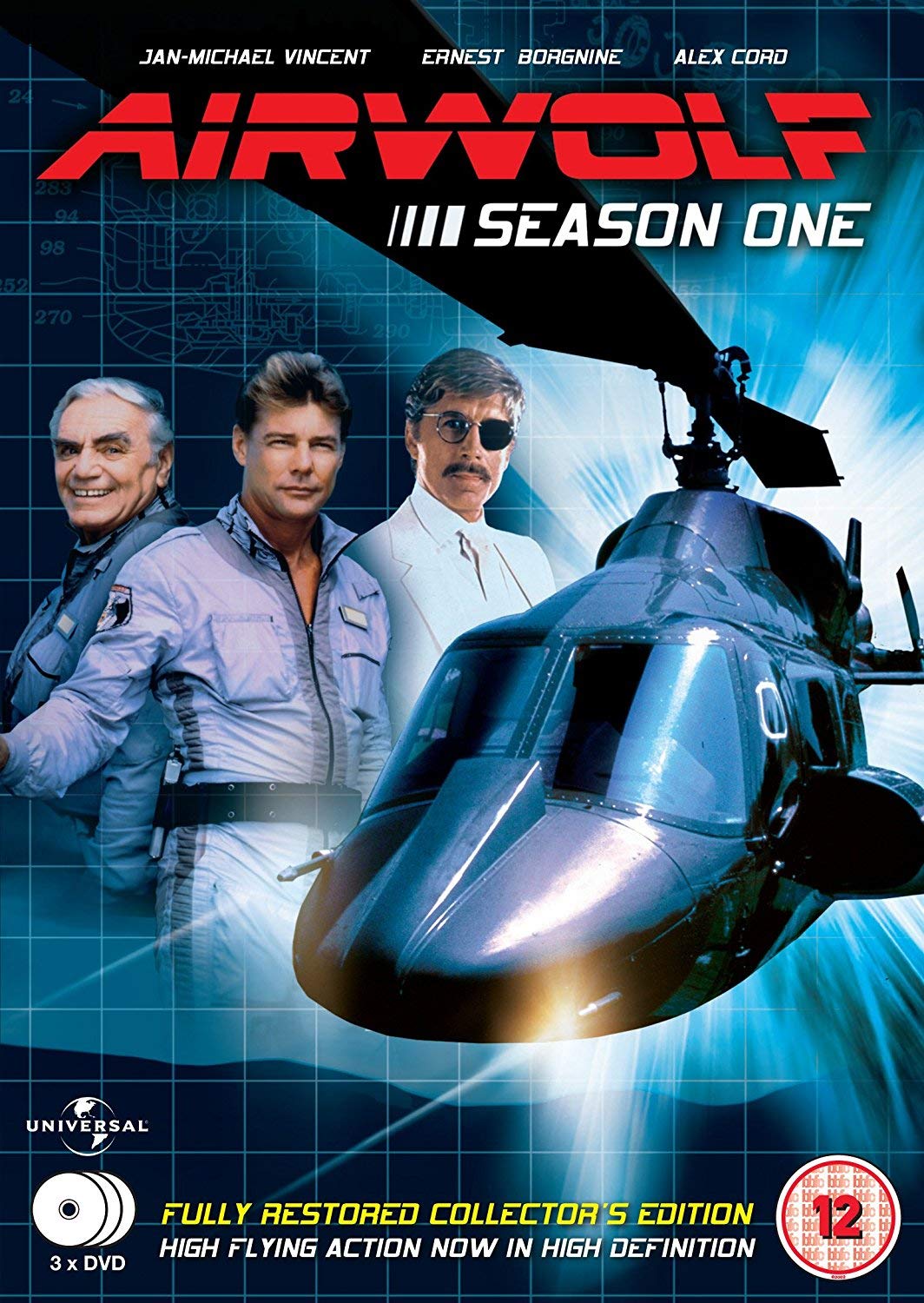 【中古-非常に良い】Airwolf - Complete Season 1 (3 Disc Box Set) [DVD] [Import anglais]