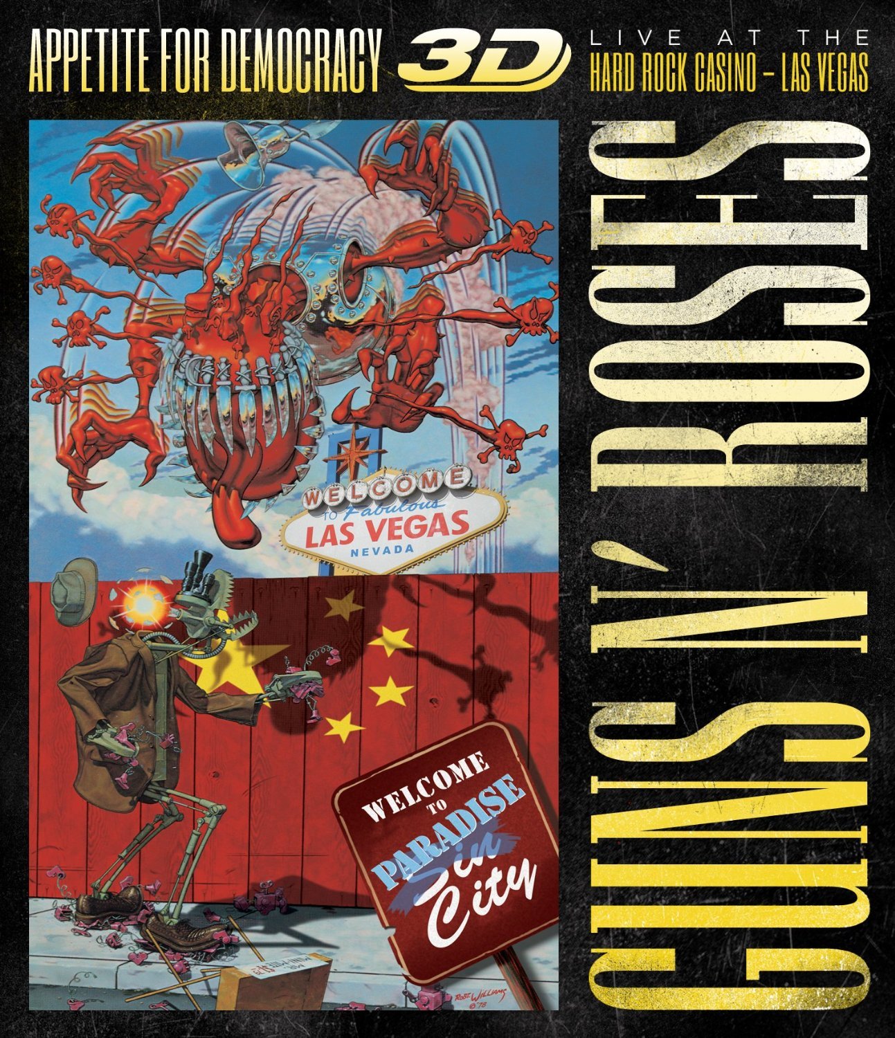 【中古-非常に良い】Guns N’ Roses: Appetite for Democracy 3D: Live at the Hard Rock Casino Las Vegas [Blu-ray]