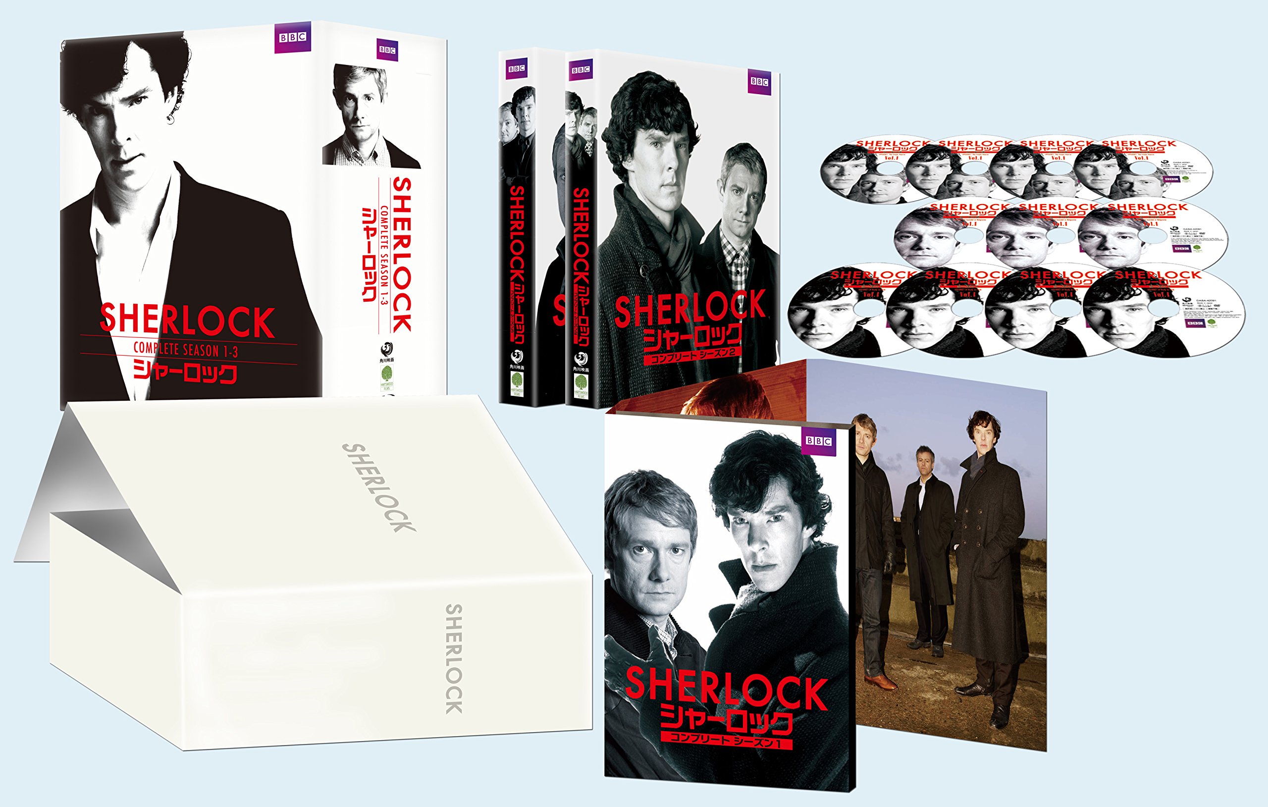 【中古-非常に良い】SHERLOCK/シャーロック シーズン1-3 コンプリート Blu-ray-BOX