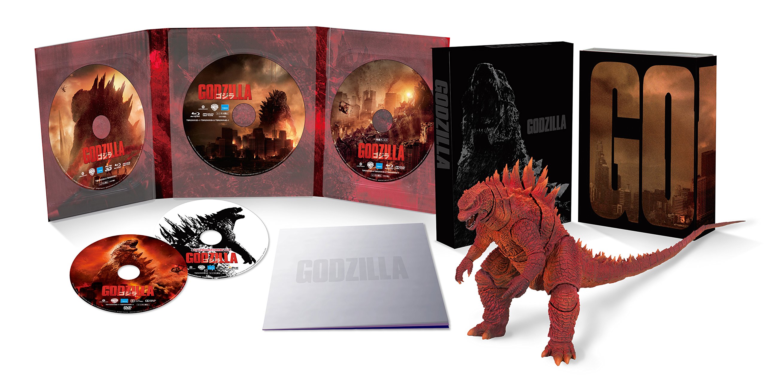 【中古】GODZILLA ゴジラ[2014] 完全数量限定生産5枚組 S.H.MonsterArts GODZILLA[2014] Poster Image Ver.同梱 [Blu-ray]｜ムジカ＆フェリーチェ店