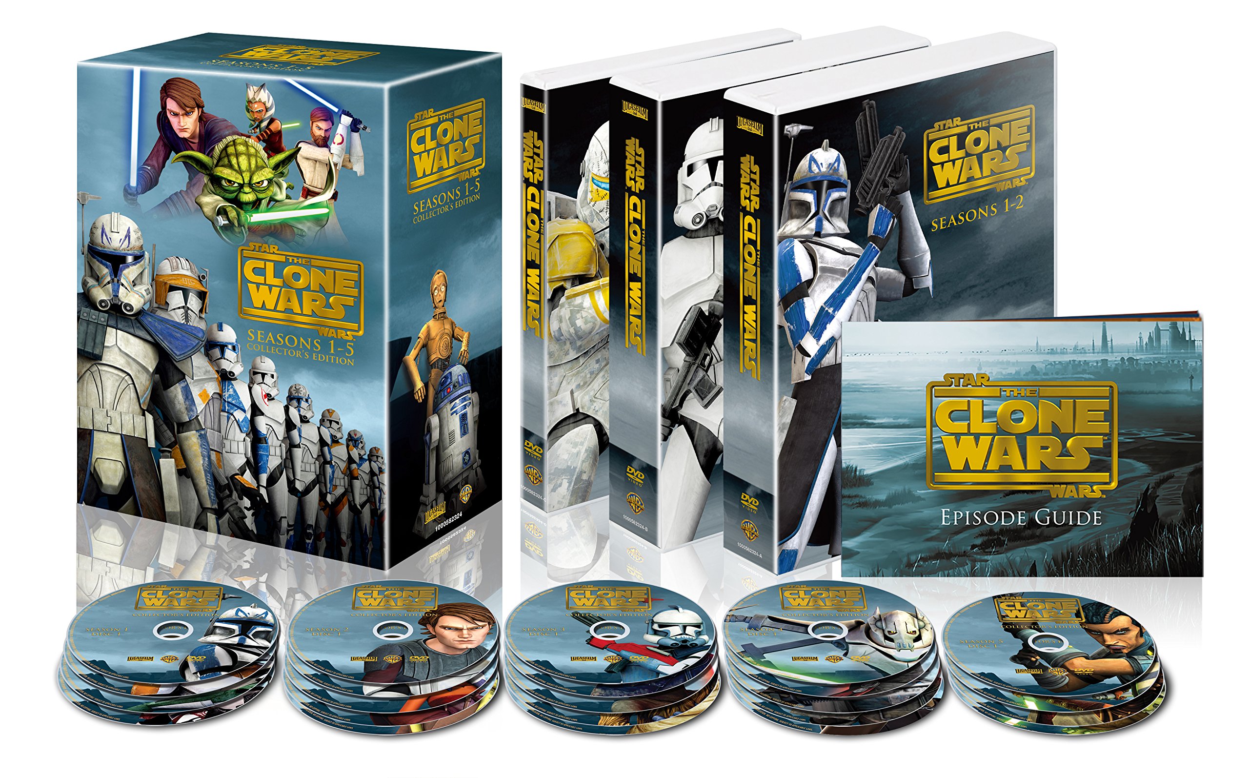 【中古-非常に良い】スター・ウォーズ:クローン・ウォーズ シーズン1-5 コンプリート・セッ ト(22枚組) [DVD]｜ムジカ＆フェリーチェ店