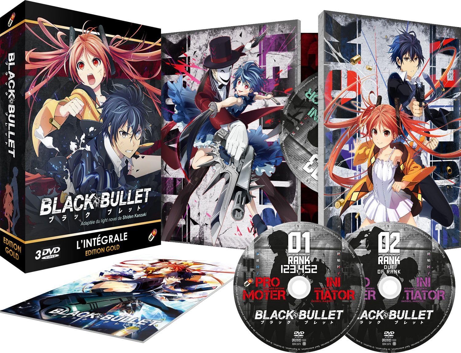 【中古】ブラック・ブレット 黒の銃弾 フランス版 DVD Edition Gold|ムジカ&フェリーチェ店