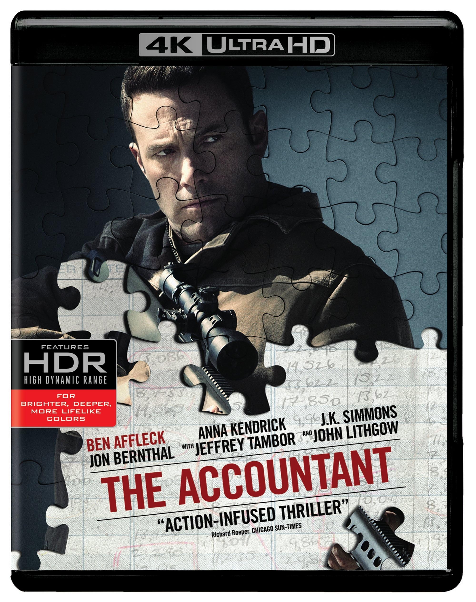 【中古-非常に良い】The Accountant (4K Ultra HD + Blu-ray + Digital HD)