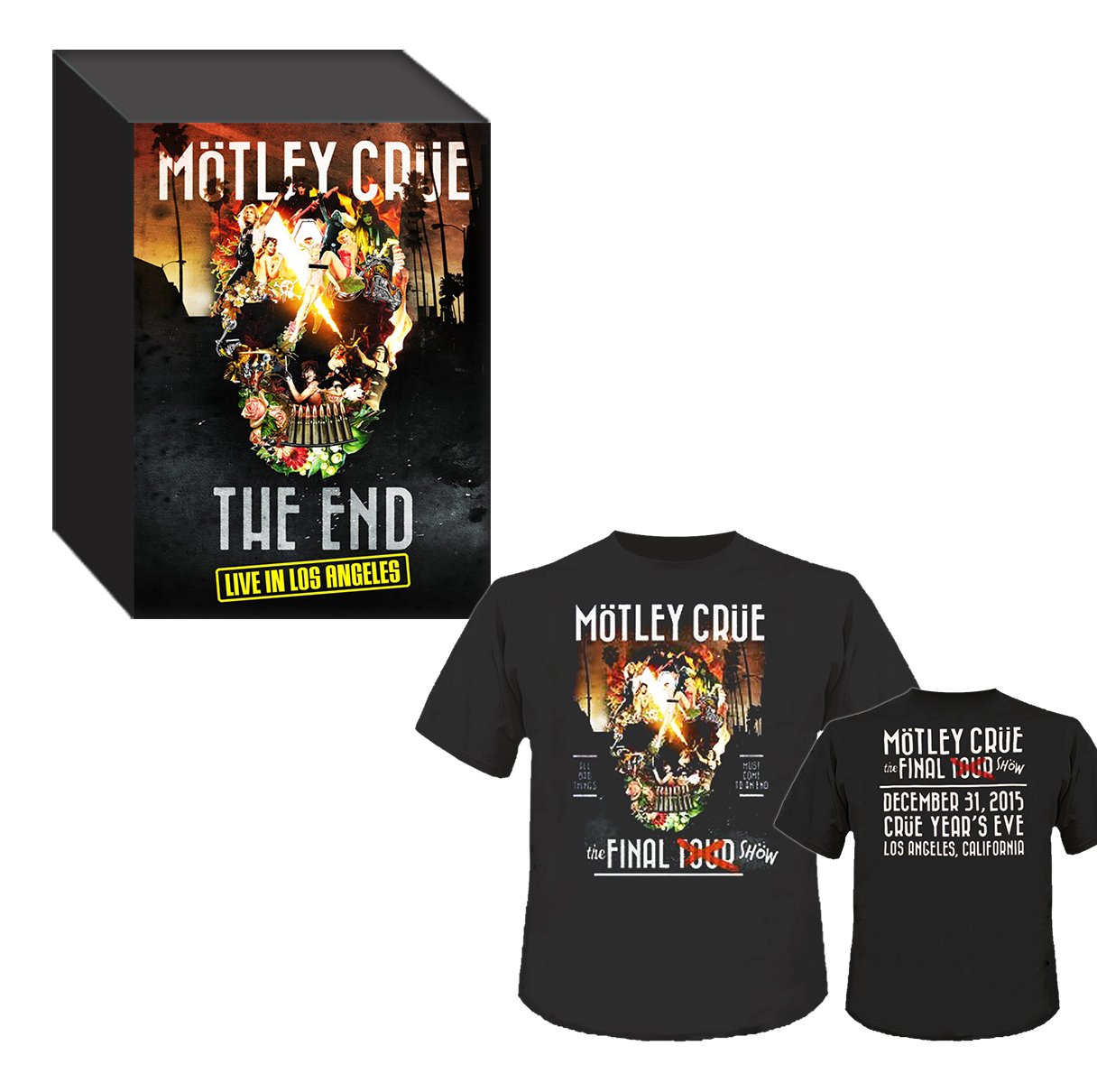 【中古】モトリー・クルー『「THE END」ラスト・ライヴ・イン・ロサンゼルス 2015年12月31日+劇場公開ドキュメンタリー映画「THE END」』【完全生産限定ラスト・ライヴBlu-ray+ラスト・ライヴCD+劇場