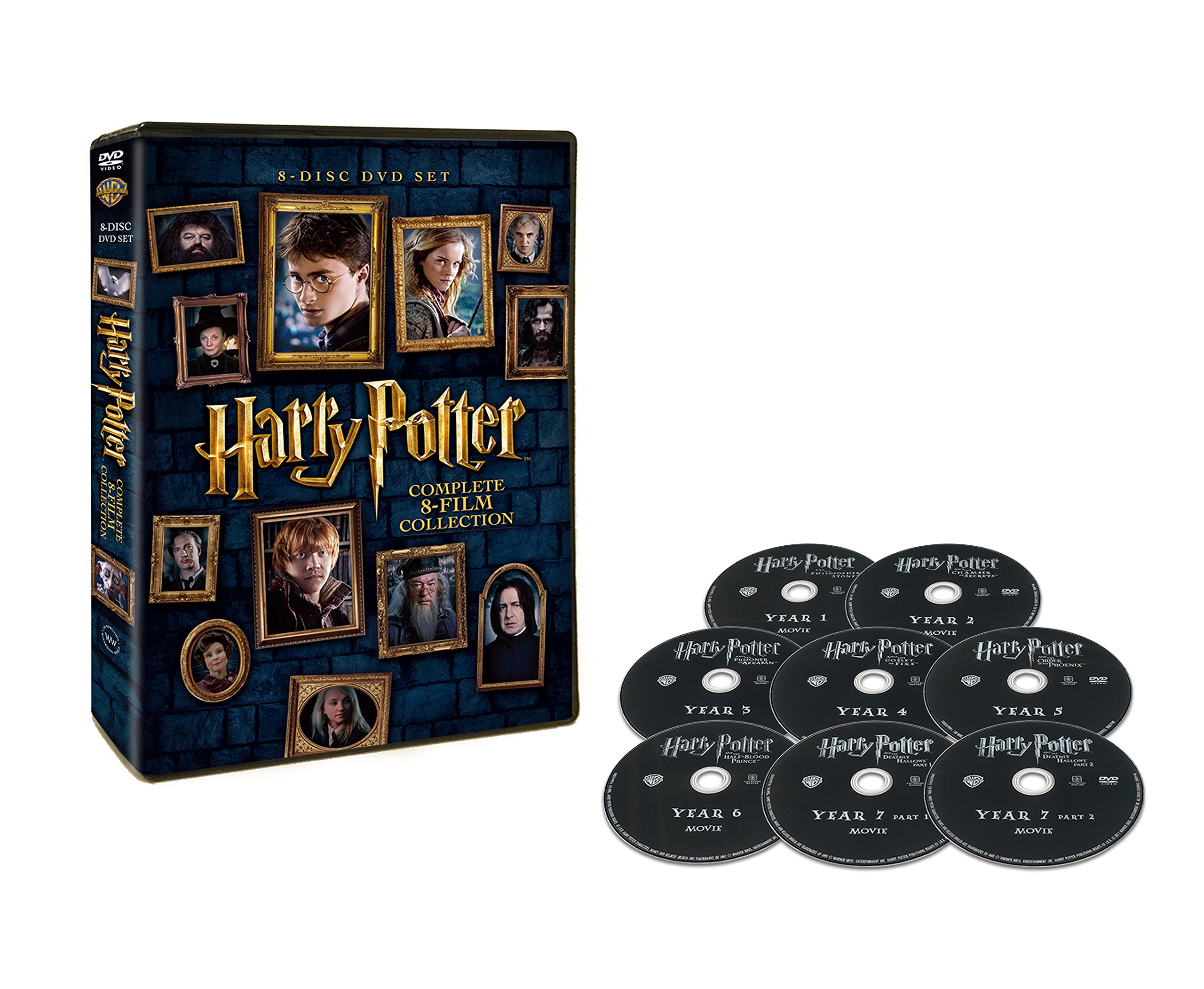 【中古】ハリー・ポッター 8-Film DVDセット (8枚組)