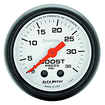 【中古】【輸入品・未使用】Auto Meter 5704 Phantom メカニカルブーストゲージ 2.32インチ