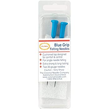 【中古】【輸入品・未使用】フェルト針 2/Pkg サイズ 36 青のグリップ