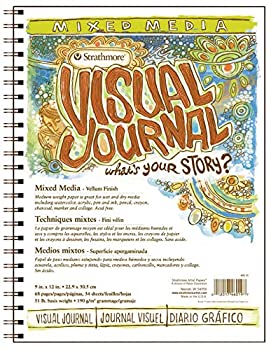 【中古】【インポート品・未当て嵌める】Strathmore Spiral Binding Acid-Free Heavy Weight High Performing Mixed Media Visual Journal Pad%ｶﾝﾏ% 9 x 12 In.