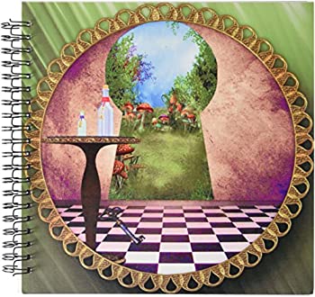 【中古】【輸入品・未使用】3dRose db_128860_2 Through The Keyholes Alice in Wonderland アートチェックフロアボトル マジックウォーターメモリーブック 12x12インチ｜ムジカ＆フェリーチェ店
