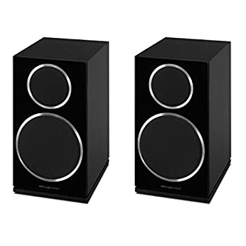 【中古】ワーフェデール 2ウェイブックシェルフ型金棒引き（黒いこと木材）【有りの実/2台1組】Wharfedale DIAMOND225-BL