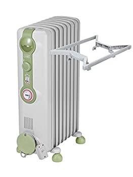 【中古-非常に良い】DeLonghi デロンギ オイルヒーター トップハンガー付き 8～10畳用 グリーン JR0812-GR