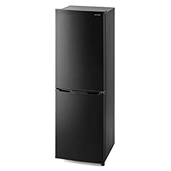【中古】アイリスオーヤマ 冷蔵庫 162L 冷凍室62L スリム 幅47.4cm ブラック IRSE-16A-B｜ムジカ＆フェリーチェ店