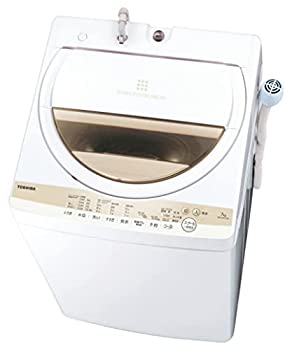 【終了】【未使用品】東芝 TOSHIBA 全自動洗濯機 5kg ホワイト AW-5G9 浸透パワフル洗浄 乾燥機能無 上開き 東芝 - TOSHIBA AW-5G9 分解洗浄済み洗濯機の通販 by 単身用洗濯機