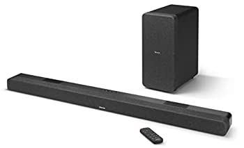 【中古-人並み外れたに似つかわしい】デノン 物音赤ちょうちん Dolby Atmosイネーブルドスピーカー内蔵 ワイヤレスサブウーハー付き添い人 3.1.2ch DHT-S517K 黒いこと