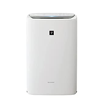 【中古-非常に良い】シャープ 加湿 空気清浄機 プラズマクラスター 25000 ハイグレード 13畳 / 空気清浄 23畳 ホワイト KI-PS50-W