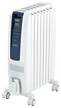 【中古-非常に良い】デロンギ (DeLonghi) ドラゴンデジタルスマート オイルヒーター X字型フィン7枚 3~8畳用 QSD0712-MB