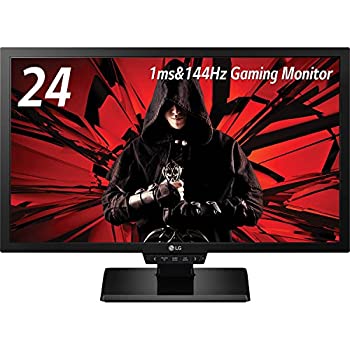 【中古-非常に良い】LG ゲーミング モニター ディスプレイ 24GM77-B 24インチ/フルHD/TN 非光沢/Motion240(144Hz)/1ms/DisplayPort、HDMI端子×2