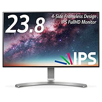 【中古】LG モニター ディスプレイ 24MP88HV-S 23.8インチ/フルHD/IPS 非光沢/4辺フレームレス/HDMI端子×2/スピーカー内蔵/ブルーライト低減機能|ムジカ&フェリーチェ店