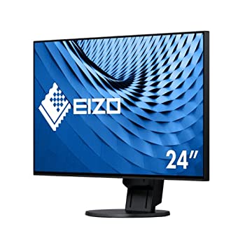 【中古】FlexScan 60糎（23.8）型色合い液晶管する FlexScan EV2451 黒いこと